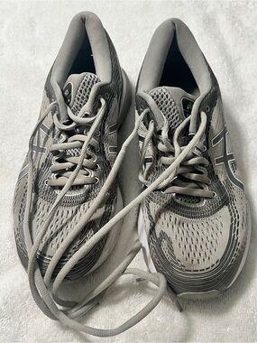 ASICS Womens Gel Nimbus 21 1012A156 Gray Running Shoes Sneakers 9.5 A0046